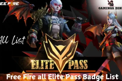 free fire all elite pass badge list